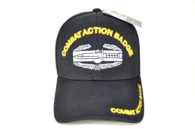 CAP-1245B COMBAT ACTION BADGE - BLACK